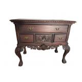 SOLID MAHOGANY CHIPPENDALE LOWBOY