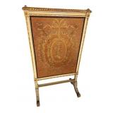 19TH CENTURY FRENCH NEEDLEPOINT FIRESCREEN