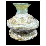 SMALL ANCIENT ROMAN IRIDESCENT GLASS BOTTLE