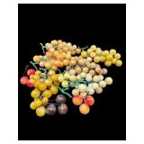 BASKET OF MARBLE GRAPES