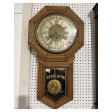 SESSIONS OAK REGULATOR CLOCK