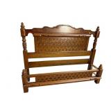 LINK TAYLOR MCM OAK FULL SIZE BED