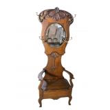 OAK LIFT SEAT HALL TREE