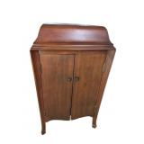 MAHOGANY RECORD CABINET