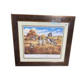 ROSS B YOUNG BACK 40 BOBS HUNTING SCENE PRINT