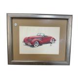 SIGNED AND NUMBERED 1937 CORD 812 SPORTSMAN
