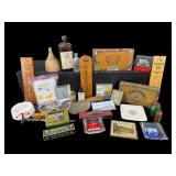 LARGE LOT OF ADVERTISING, BOTTLES, NAPKINS, ETC.