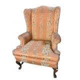 HARMONS QUEEN ANN WING BACK CHAIR