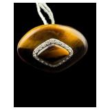 DESIGNER EMMA SKYE STERLING TIGER EYE RING