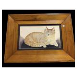 CAT PRINT NICE FRAME