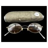 PR OF ANTIQUE BIFOCAL FLEXON SUNGLASSES