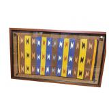 SHADOWBOX FRAMED NAVAJO RUG