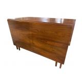 SOLID WALNUT HEPPLEWHITE DROP LEAF TABLE