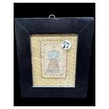 FRAMED PIECE OF LACE