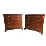 2 SOLID MAHOGANY COURTLEIGH COLLECTION 5 DRAWER