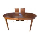 HENKEL HARRIS MAHOGANY INLAID DINING ROOM TABLE