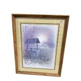 FARM WELL SCENE PRINT