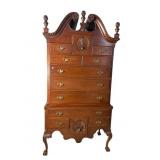SOLID MAHOGANY CENTENNIAL CHIPPENDALE HIGHBOY