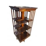 MAHOGANY REVOLVING DANNER BOOKCASE