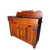 19TH CENT. POPLAR DRY SINK