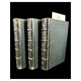 3 VOLUMES OF OEUVRES COMPLETES DE MOLIERE 1869