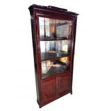 MAHOGANY SCOTTISH CORNER CURIO