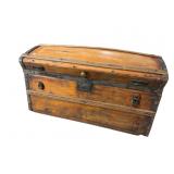 ALL WOOD DOME TOP TRUNK