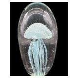LARGE TALL JELLYFISH BUBBLE PAPERWEIGHT