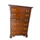 SOLID CHERRY TALL CHEST