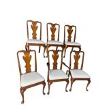 6 STATTON QUEEN ANNE CHAIRS