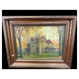 OIL ON CANVAS SIGNED BUT CANT MAKE IT OUT