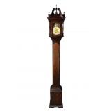 MAHOGANY WIND UP GRANDDAUGHTER CLOCK