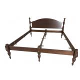 KING SIZE CRAFTIQUE SOLID MAHOGANY BED