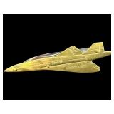 SMALL BRASS CONCORDE AIRPLANE POCKET KNIFE