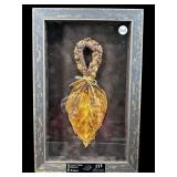 TOBACCO LEAF IN SHADOWBOX FRAME