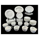 LARGE SET OF MSE MICROWAVE SAFE DINNERWARE