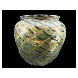 SMALL RANDY STRONG 1975 ART GLASS VASE