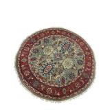 4 FT 1 IN ROUND HANDMADE CARPET