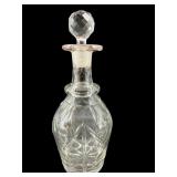 SMALL CRYSTAL DECANTER WITH STOPPER