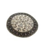 5 FT 10 IN ROUND HANDMADE CARPET