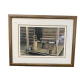 SIGNED COTTON KETCHIE PORCH PRINT