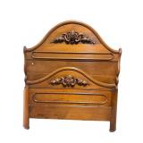 WALNUT VICTORIAN DOUBLE BED