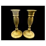 PR OF SMALL BRASS CANDLESTICKS