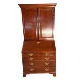 18TH CENT. MAHOGANY CHIPPENDALE SECRETARY