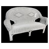 CHILDS SIZE WICKER LOVESEAT