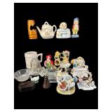 LOT OF PORCELAIN AND GLASS FIGURINES