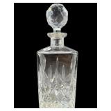 QUALITY CRYSTAL DECANTER WITH LARGE STOPPER
