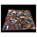 HAND STITCHED CRAZY QUILT