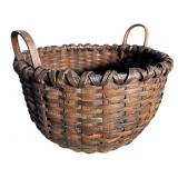 ANTIQUE LARGE GATHERING BASKET