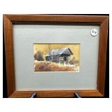 FRAMED WATERCOLOR RAYMOND WILLIAMS